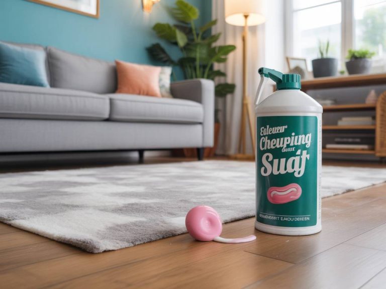 Enlever chewing gum sur canapé, tapis ou vêtement : astuces selon le type de surface
