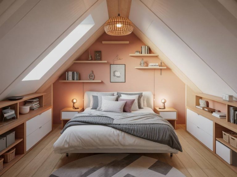 Optimiser une petite chambre sous les combles : idées déco et astuces gain de place